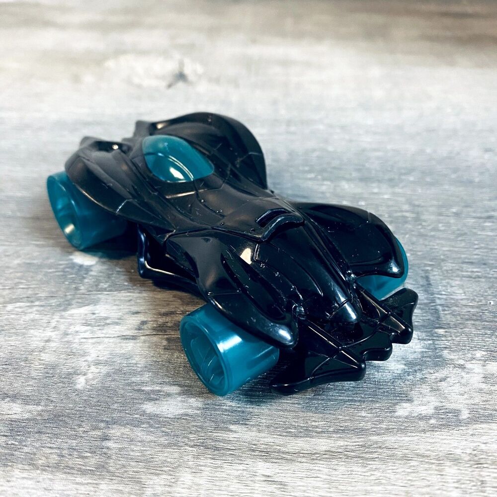 Mattel HappyMeal Toys 2010 Batman Batmobile Car Black & Green
